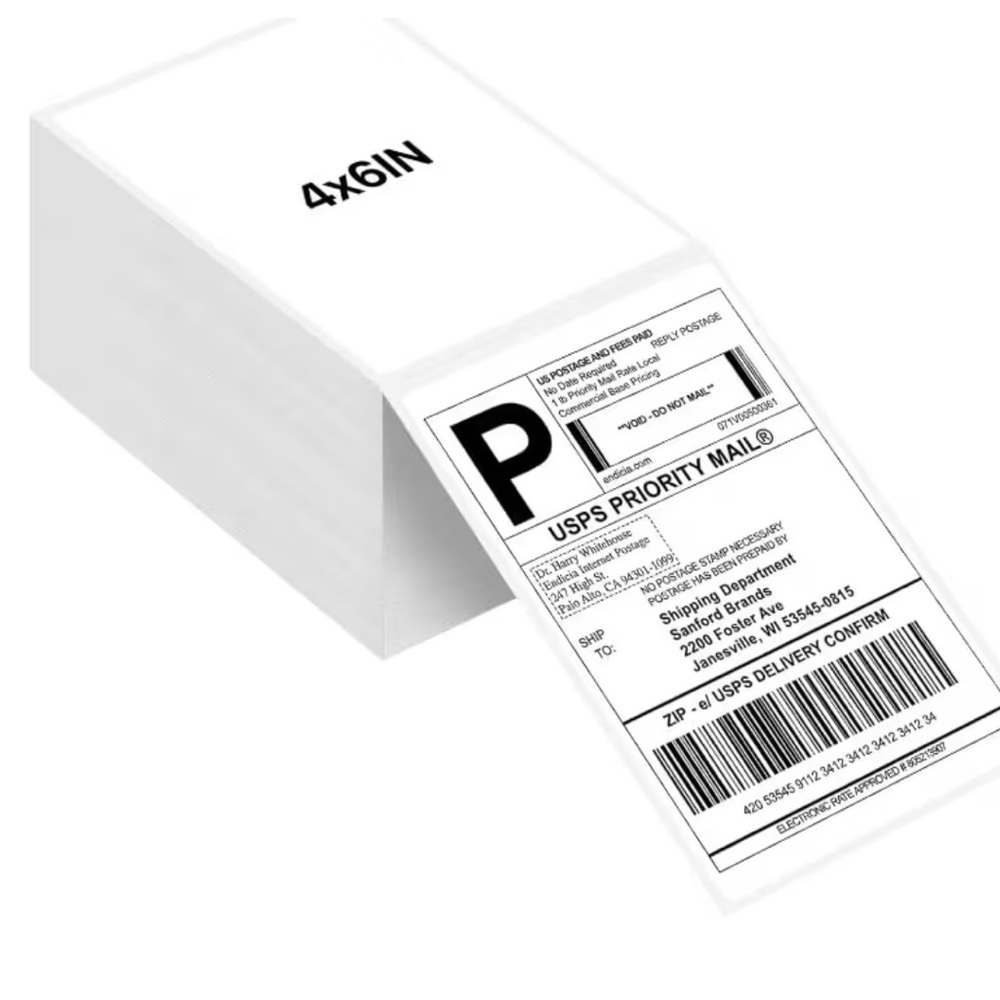 150 Thermal Labels - Picture 1 of 3